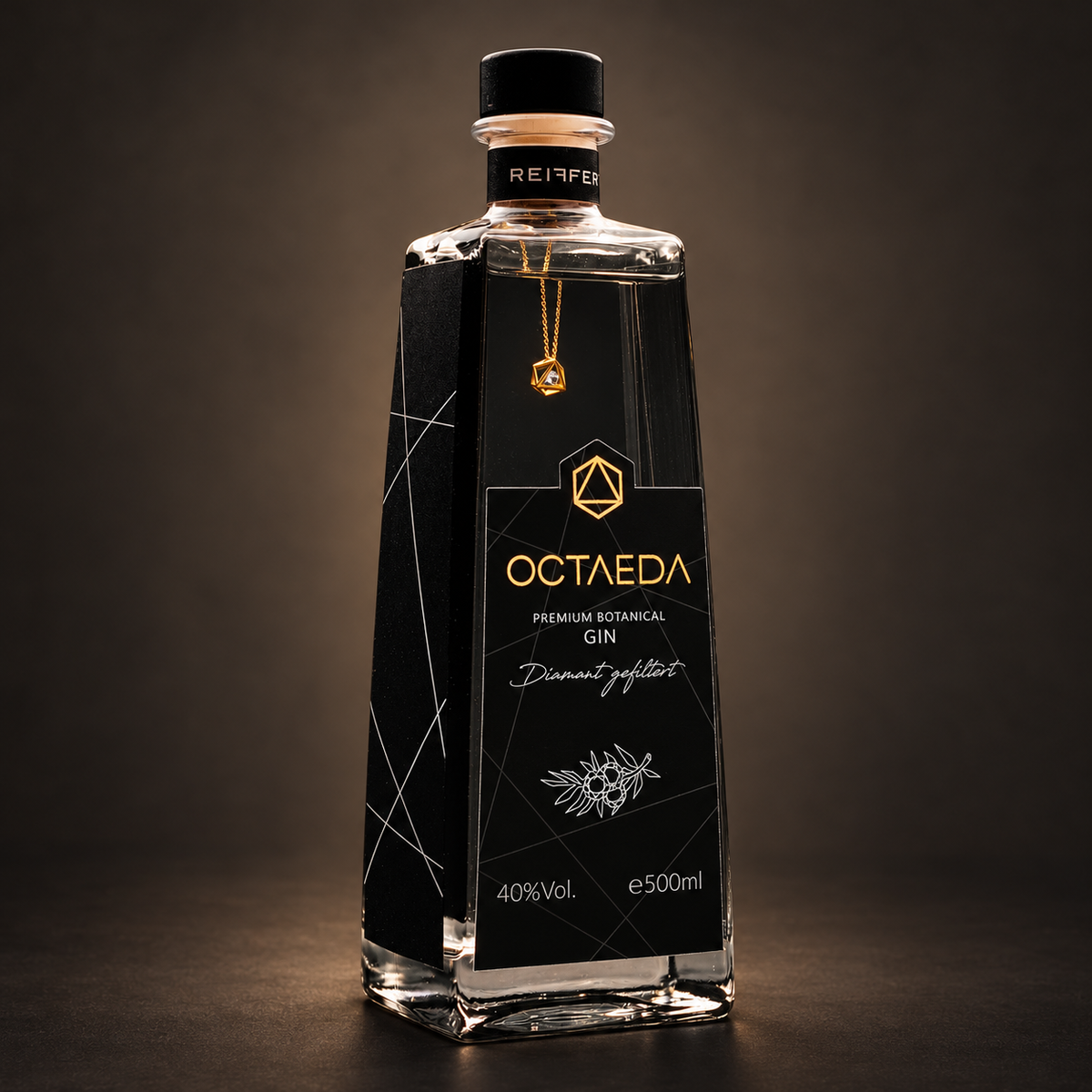 OCTAEDA Gin mit Brillantkette 0,20 ct